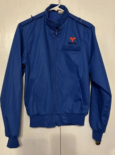 Vintage Pla-Jac by Dunbrooke Jacket Mens Small  (S) Blue Zip UP USA Made - product listing photo