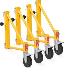 Set of Scaffolding Outriggers with Casters for Baker-Style Scaffolding 4 Pack