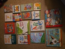 Lot of 16 Books Baby Children  s Board Books Mixed Lot Daycare School Reading