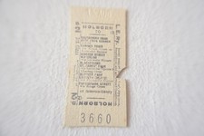 Holborn LNER Railway Train Ticket