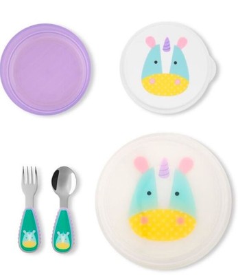 195861175056 ZOO Table Ready Table Ready Set Unicorn Skip Hop