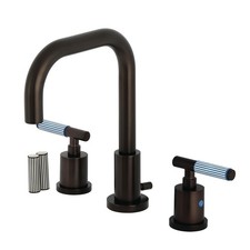 Kingston Brass FSC893.KPS Synchronous 1.2 GPM Widespread Bathroom - Bronze