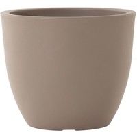 Pflanzgefäß Blumentopf Blumengefäß Pflanztopf KüBel Taupe-Granit Ø 60 X 46 Cm