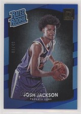 2017-18 Panini Donruss Rated Rookies Holo Blue Laser /49 Josh Jackson #197 a6i