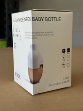 HE or SHE Silicone Baby Bottle - Anti Colic Bottles - 50z Baby Bottles - Squishy