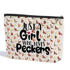 ZHAMEN Chicken Decor Chicken Accessories Makeup Bag Chicken Gifts for Chicken...