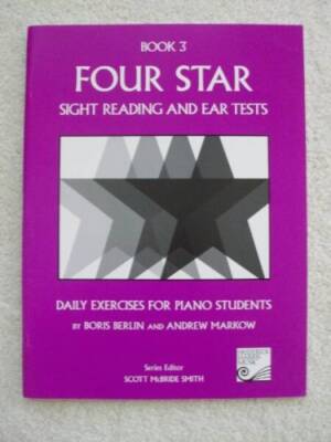 Four Star Sight Reading and Ear Tests: Daily Exercises for Piano Stu - VERY GOOD