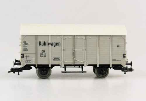 FLEISCHMANN Spur H0 Kühlwagen Tkoh 02, grau, DB, Epoche III, KKK - Bild 2 von 3