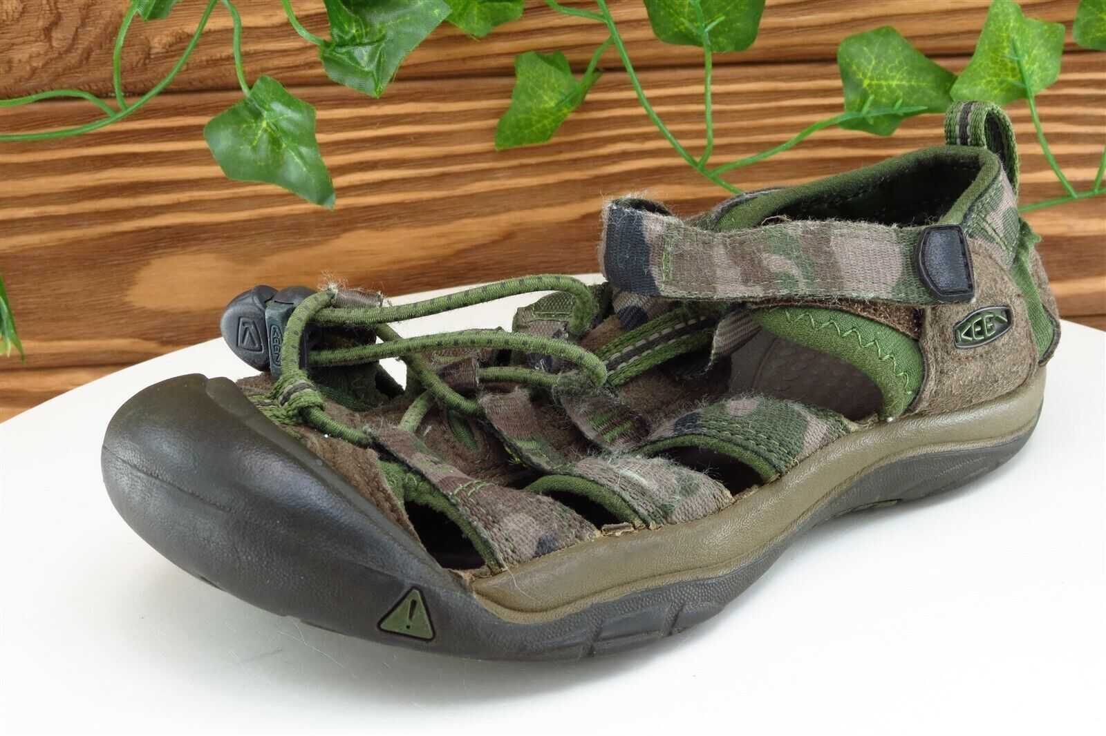 Scarpe sportive KEEN ragazzo taglia 2 M tessuto marrone