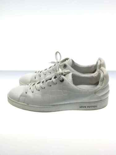 LOUIS VUITTON low-top sneakers_front rowline_WHT UK9.5 WHT cowhide - Picture 1 of 5