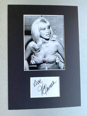 JOY HARMON original signed Briefkarte/Passepartout 20x30 Autogramm