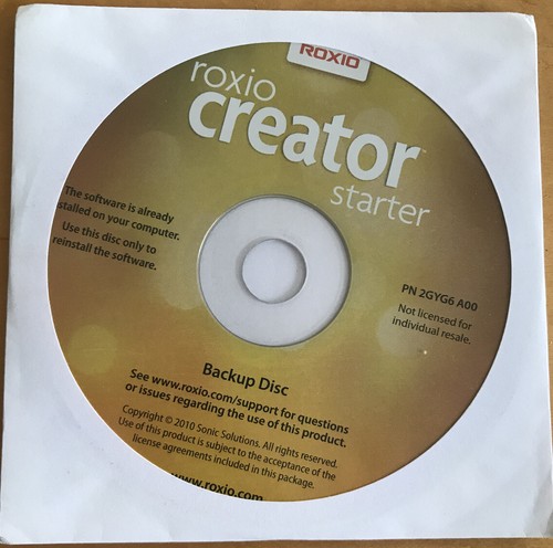 Roxio Creator Starter Ebay
