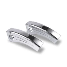 Handlebar pull back riser clamp set 5,5" for 1"-25,4mm bars Craftride PB6 chrome