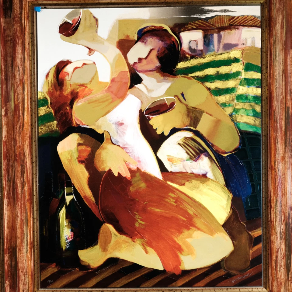 Hessam Abrishami "Sweet Afternoon" Hand Signed L.E. 58/75 Framed Giclee/Aluminum - Image 2 of 4