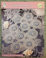House White Birches Doily Crochet Instruction Pattern ELEGANT FLORAL CENTERPIECE