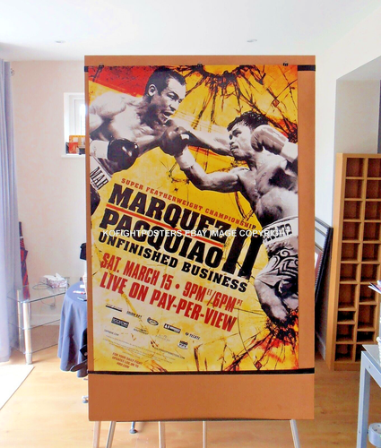 MANNY PACQUIAO vs. JUAN MANUEL MARQUEZ (2) Original HBO Boxen Poster AUKT - Bild 5 von 20