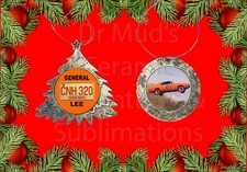 General Lee dukes Christmas Ornament - CHOOSE YOUR STYLE