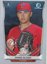 2014 Bowman #CDP106 Chris Oliver Philadelphia + (Yes 3 Free Mystery Cards)