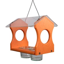 Nature Products USA Poly Lumber Orange Oriole Bird Feeder 3000