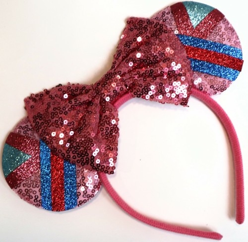 Diadema para orejas de princesa Minnie Mickey Mouse Disneyland Disney HECHA A MANO - Imagen 33 de 54