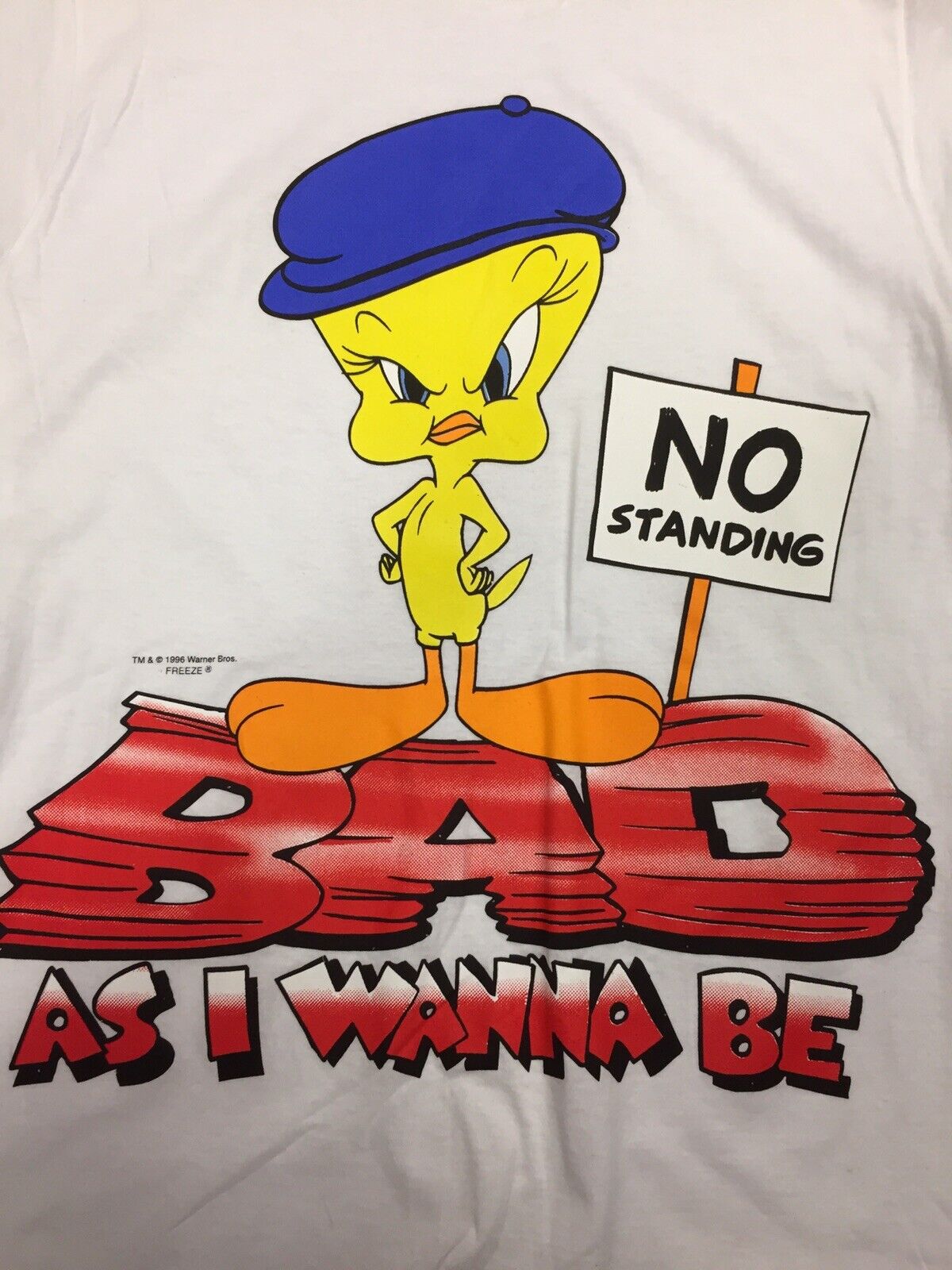 DEADSTOCK Tweety Tunes VTG Tshirt 90s T-Shirt eBay Looney Tee | RARE Vintage New Bird