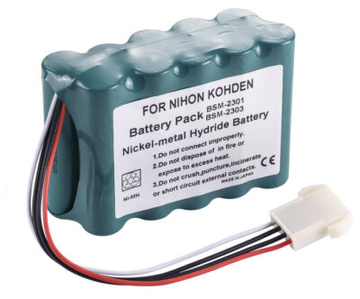 BSM-2300 10HR-4/3FAUC-NK YS-076P5 Battery for NIHON KOHDEN BSM-2300 series New