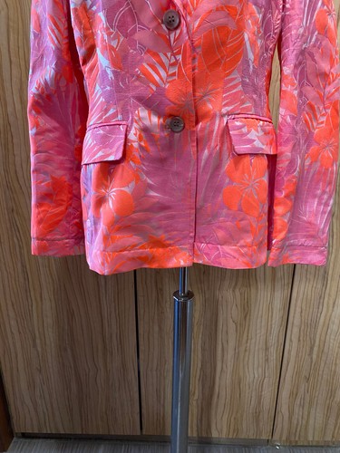 IVAN GRUNDAHL MULTICOLORED COTTON BLEND FLORAL BLAZER-40 - Picture 3 of 12