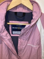 Henri Lloyd Jacket Ladies Size 2 Uk Size 10 Pink Vgc Lined Sailing Coat Yacht