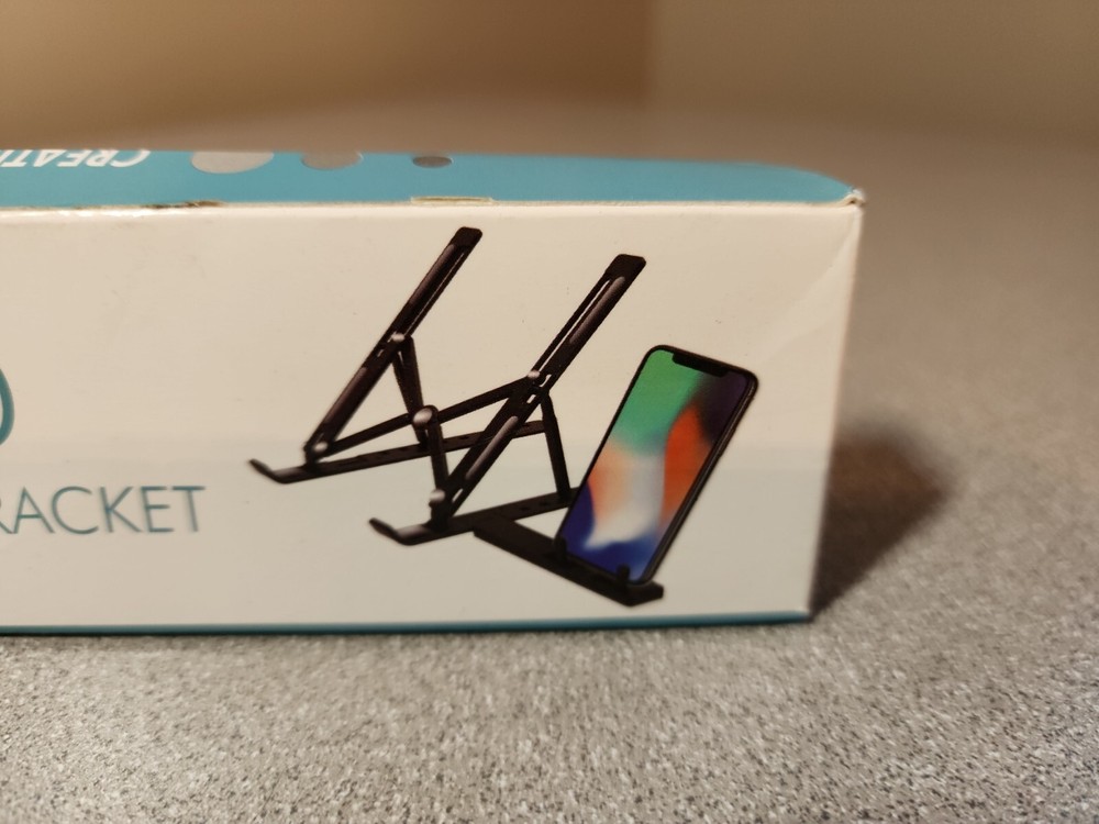 Portable RT003 Foldable Laptop Stand with Storage Space