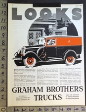 1928 GRAHAM BROTHERS TRUCK DODGE R.W. ADAMS COMMERICAL SEDAN COACH AUTO AD 35390