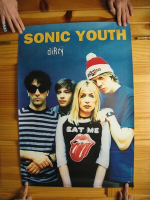 Sonic Youth Poster Mint Dirty Band Shot | eBay