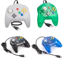 Wired USB Classic N64 Controller Gamepad For PC MAC Raspberry Pi 3 Joystick