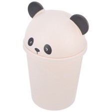 Trash Can Cute Waste Basket Indoor Trash Can with Lid Garbage Cartoon Panda Bin
