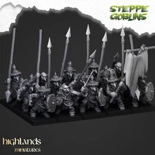 10 Steppe Goblins - Highlands Miniatures 28mm