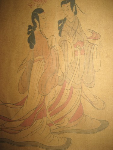 Chinesische alte Museumssammlung Gemälde Schriftrolle "Schönheiten" von Gu Kaizhi Marks顧愷之 - Bild 6 von 24