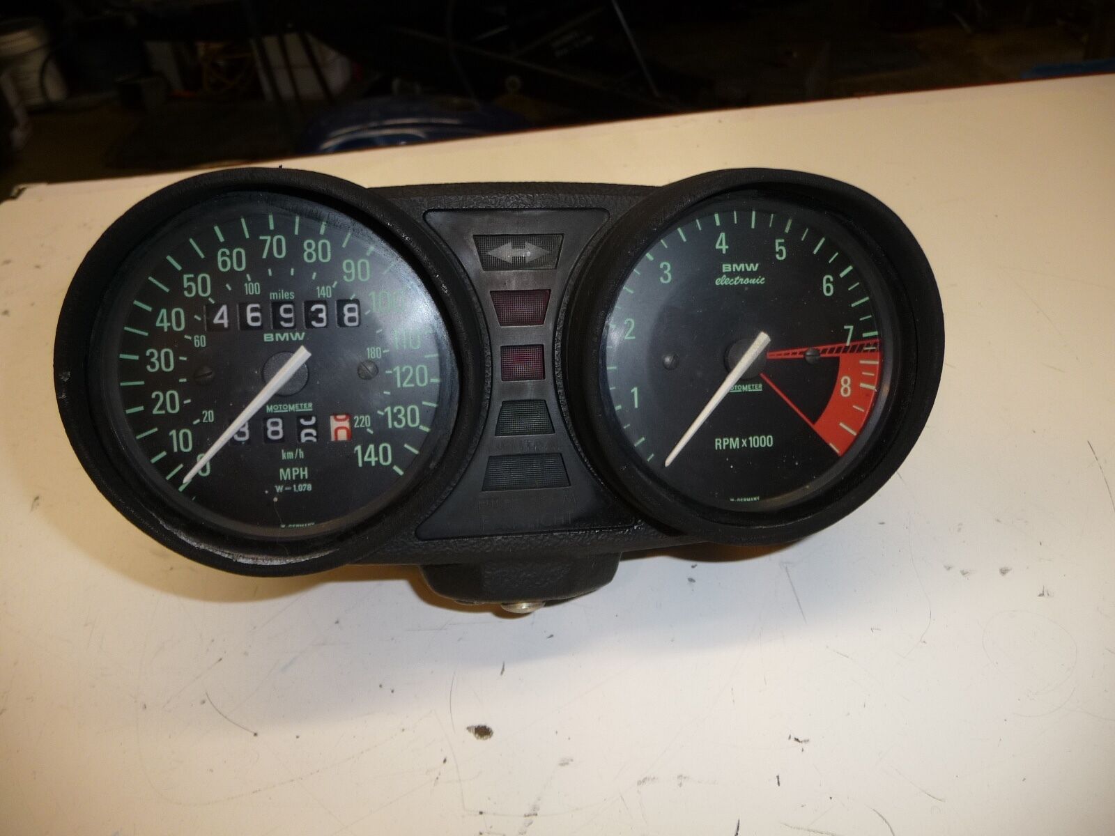 Tachometer komplett Kilometerzähler Motorrad Rex 730322