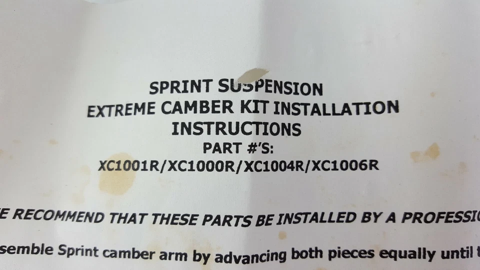 1992-1995 Honda Civic Sprint подвеска Etreme прогиб комплект (1) XC1001R - Изображение 4 из 4