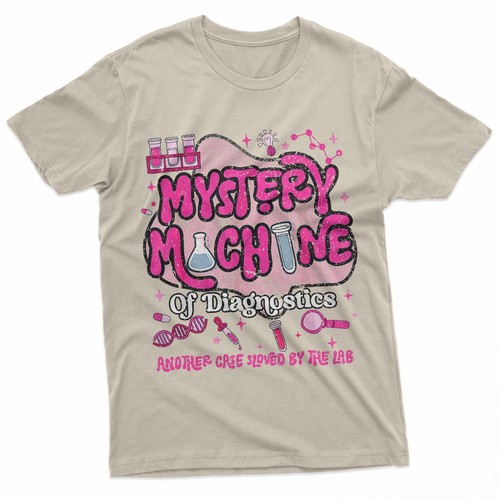 Mystery Machine of Diagnostics Lab Week 2025 Med Lab Tech T-Shirt - Picture 7 of 8