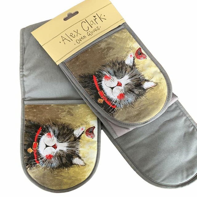 Klaus Cotton Oven Gloves Alex Clark Cats Kitchen Accessories