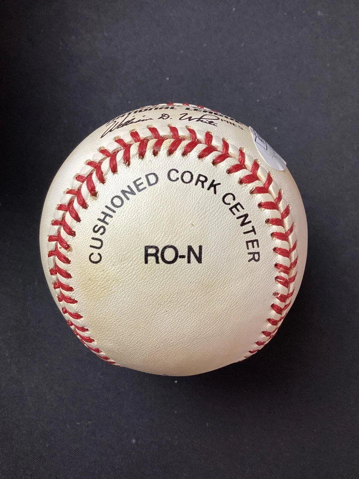 Béisbol firmado por Roberto Hernández certificado JSA. #9 Lanzador MLB Medias Blancas/Rayos ¡AUTO! Foto 3 de 4