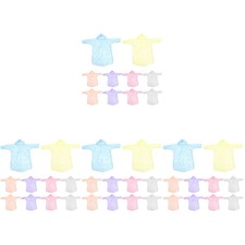 4 Pieces Emergency Poncho Raincoat With Hood Clear Jacket Travel
