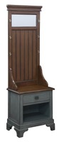 August Grove Arleen Tall Mirrored 1 Drawer Hall Tree on sale August Grove Arleen Tall Mirrored 1 Drawer Hall Tree on sale