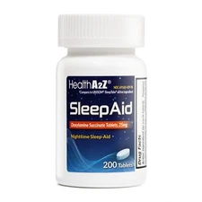 Sleep Aid | Doxylamine Succinate 25mg | Non Habit-Forming (200 Counts