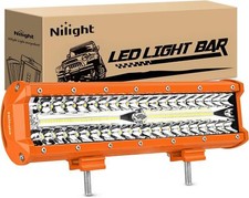 Nilight Led Light Bar 12inch 300w Flood Spot Combo Triple Row Driving Lamp