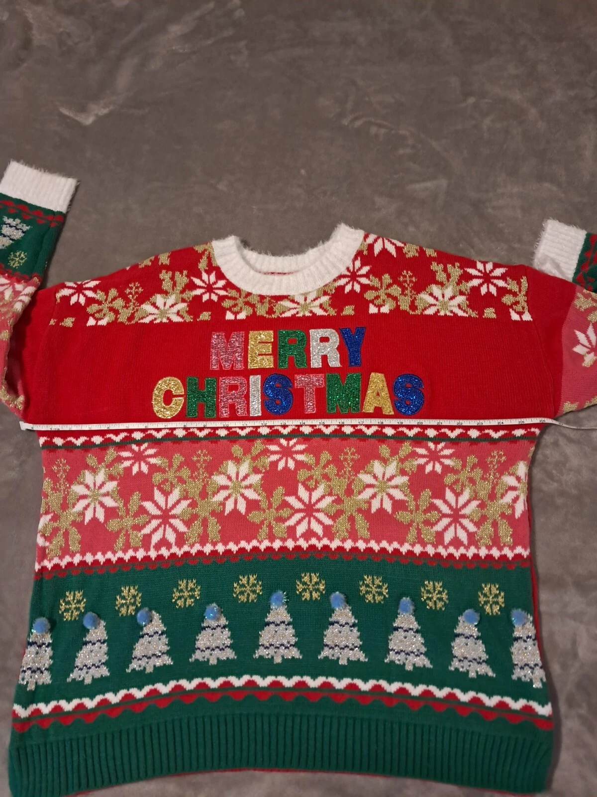 Holiday Time Women's Christmas Ugly Sweater Size Plus 1X.