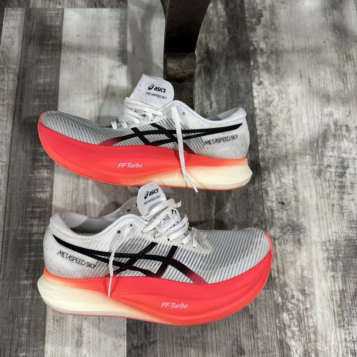 ASICS Metaspeed Sky+ White Sunrise Red - 1013A115-100 size 6