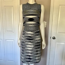 Missoni 2-piece tank top and skirt set space dye Size US 6 It 42 Midi Black Wool
