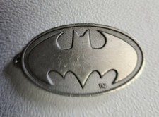 Used 2003 TM  DC Comics Batman Shield Logo Keychain, No Ring by M.I.I.