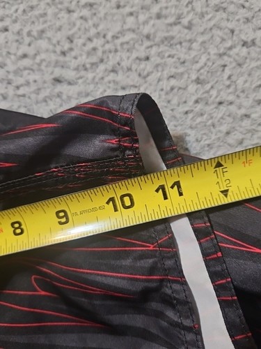 Pantalones cortos de natación Hustler para hombre talla 36 negros rojos para mujer - Imagen 7 de 7