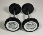 Nylint Set Of 4 N Logo Wheels Whitewall Tires Axle Assembly Parts Restore Custom